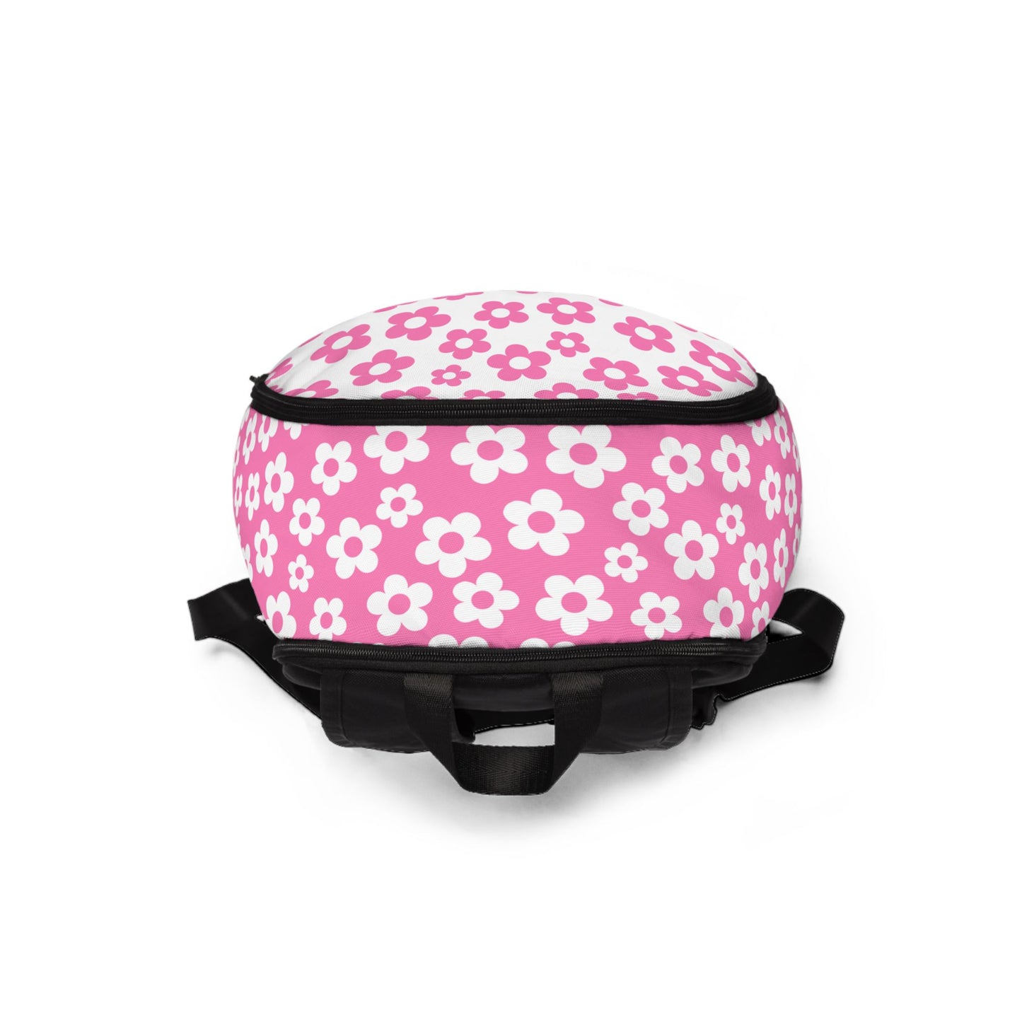 Pink + White Mini Flower Backpack