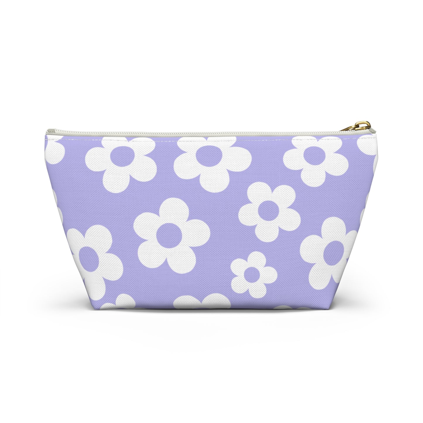 Purple + White Mini Flower Pouch