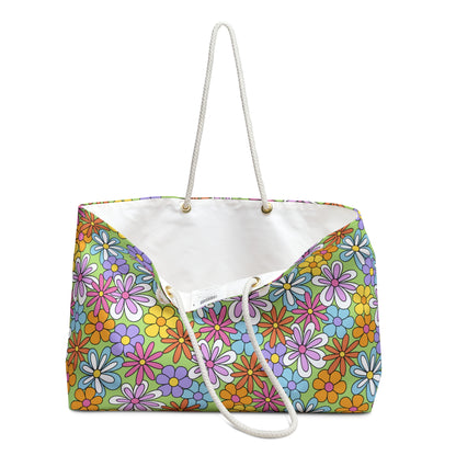 Flower Power Spring Weekender Bag