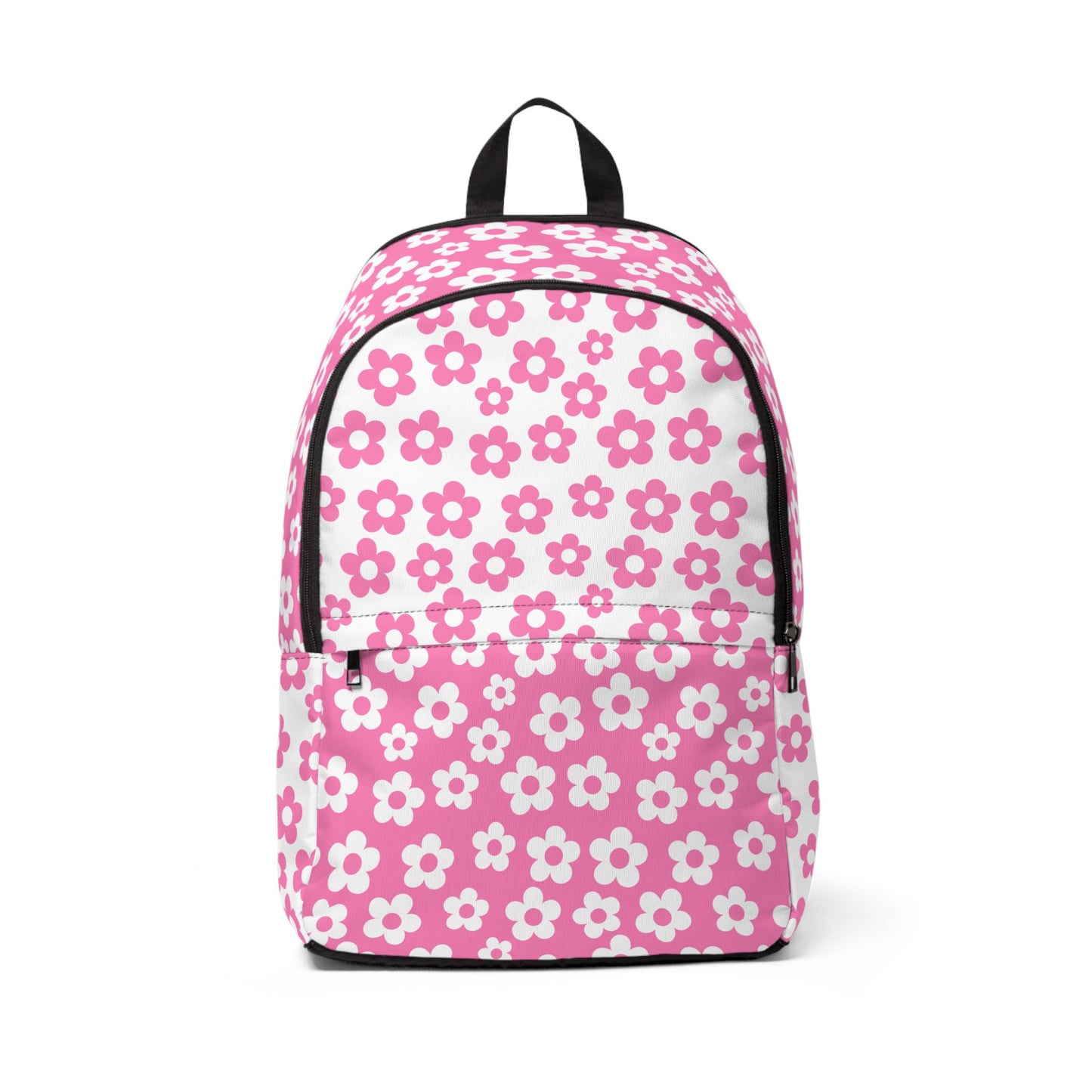 Pink + White Mini Flower Backpack