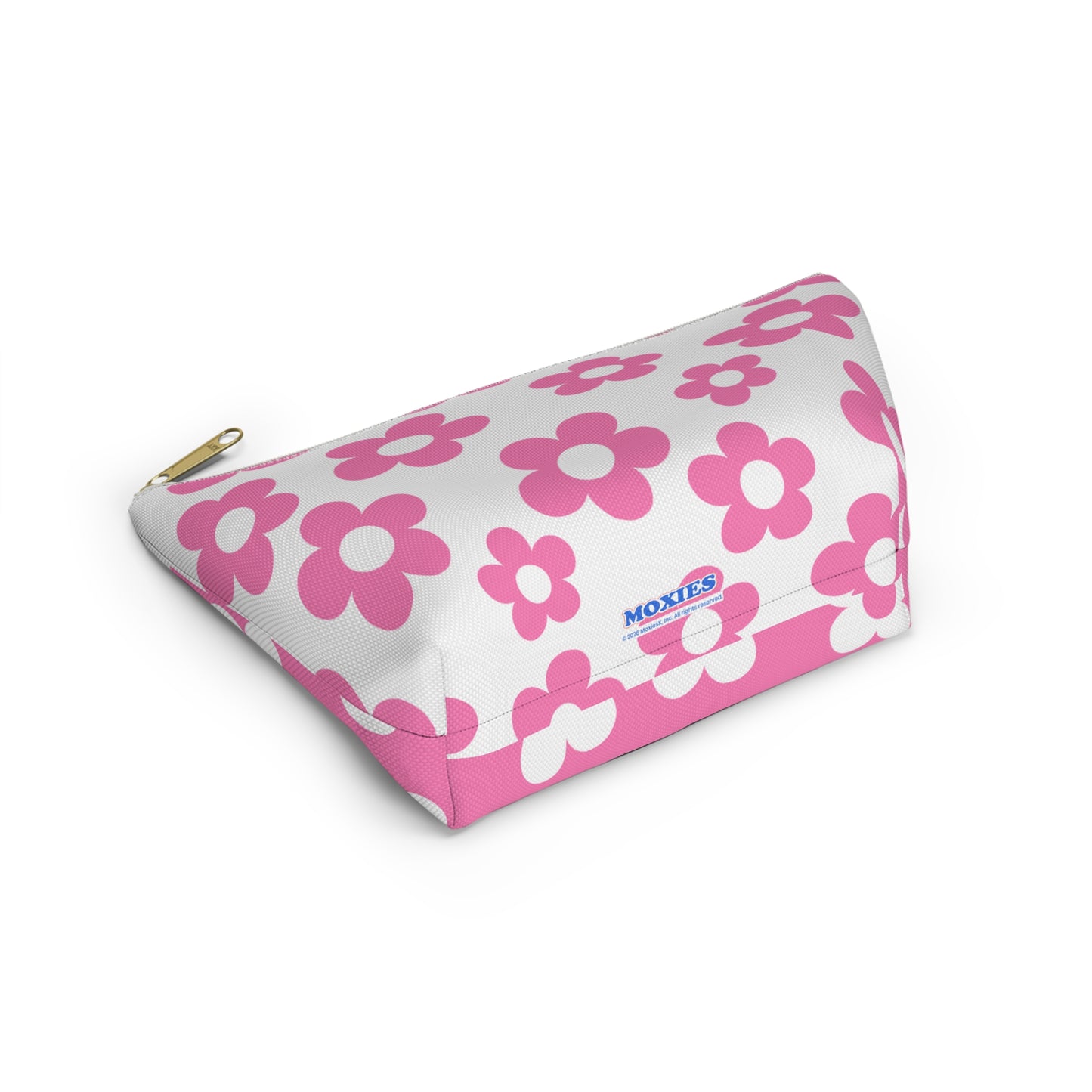 Pink + White Mini Flower Pouch
