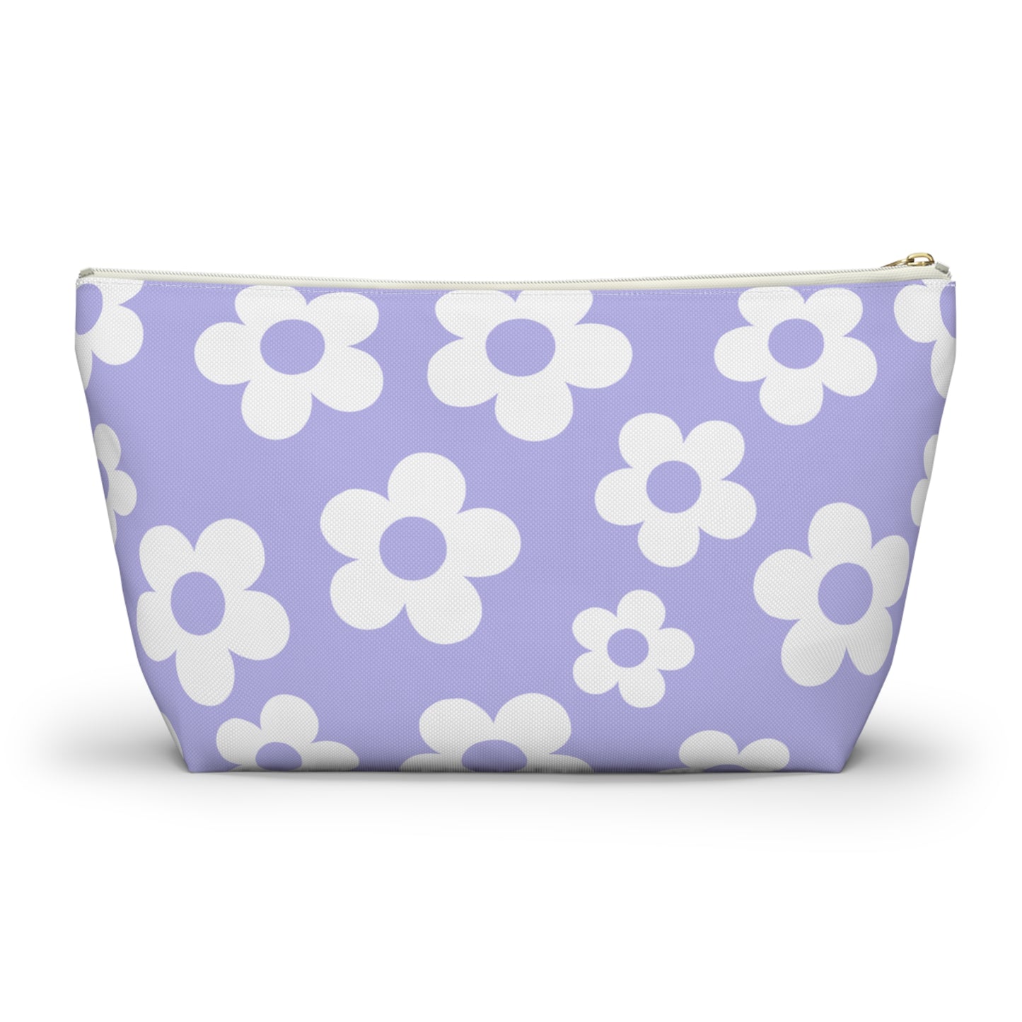 Purple + White Mini Flower Pouch