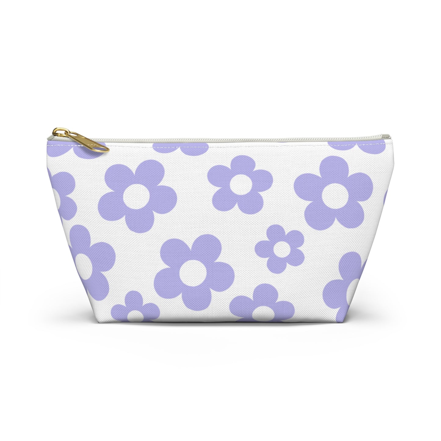 Purple + White Mini Flower Pouch
