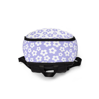 Lavendar + White Mini Flower Backpack