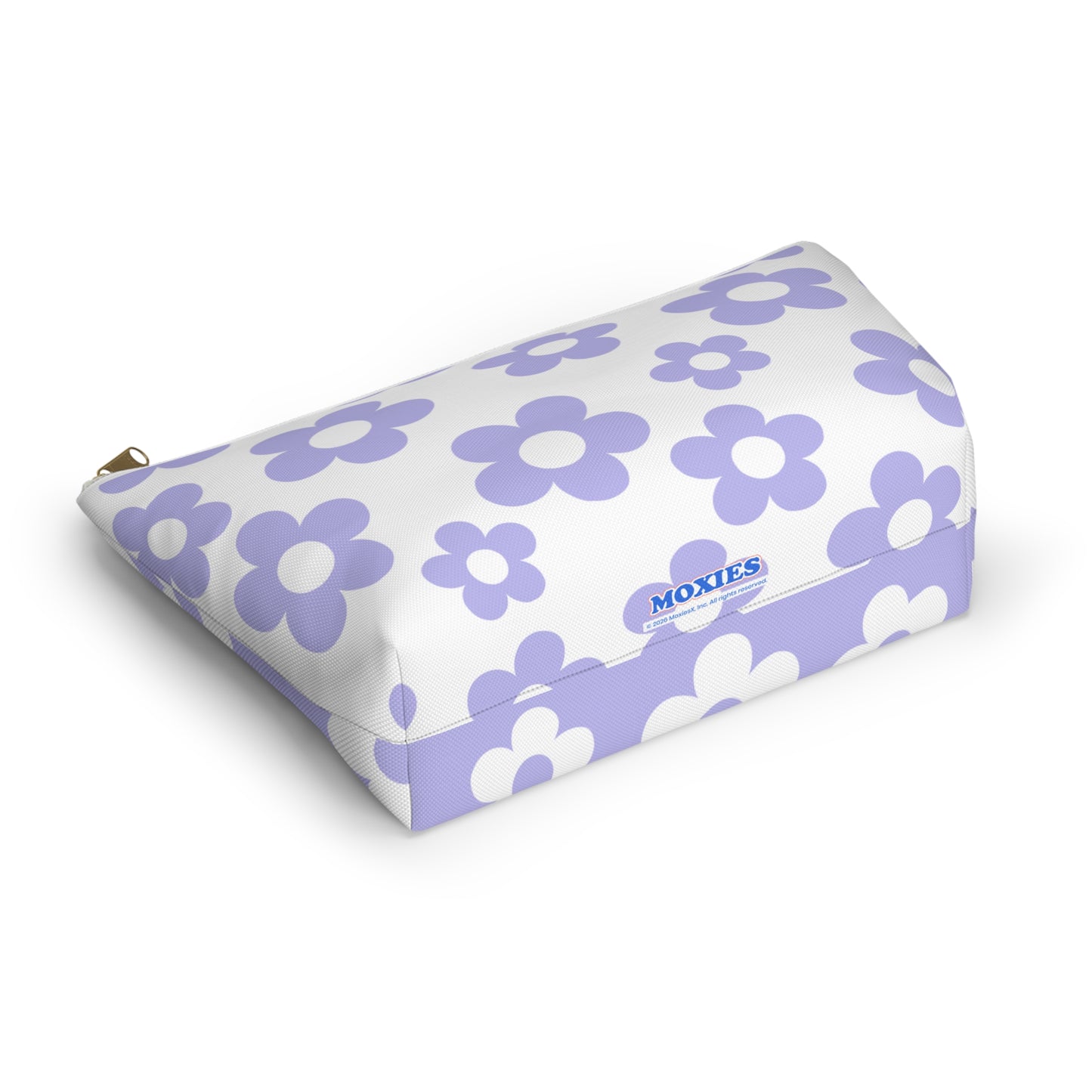 Purple + White Mini Flower Pouch