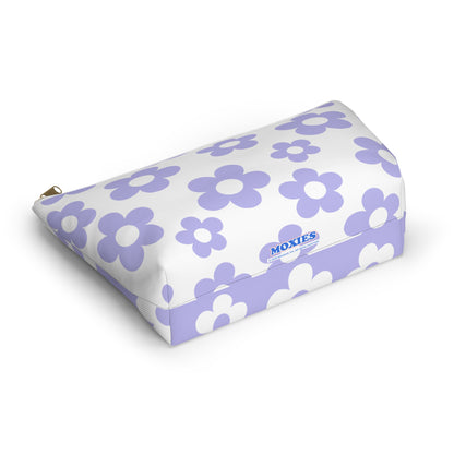 Purple + White Mini Flower Pouch