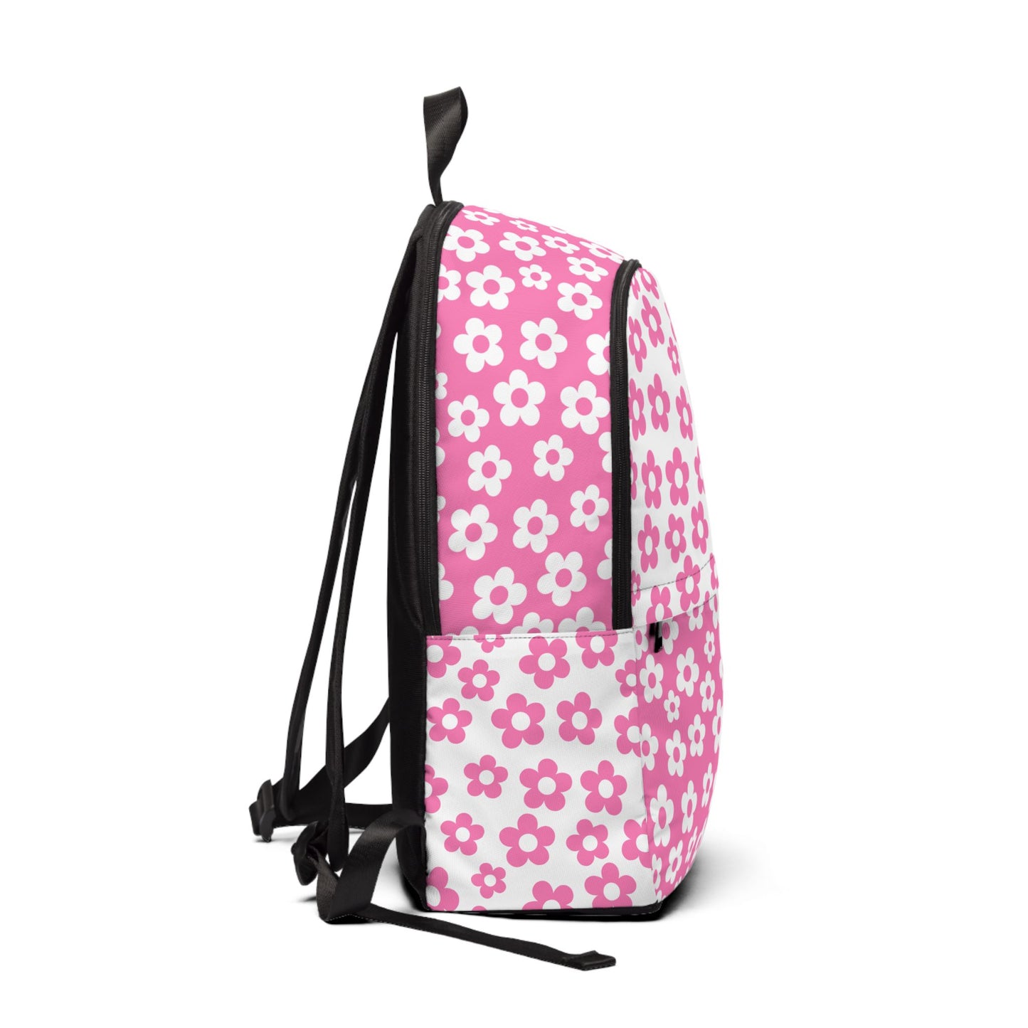 Pink + White Mini Flower Backpack