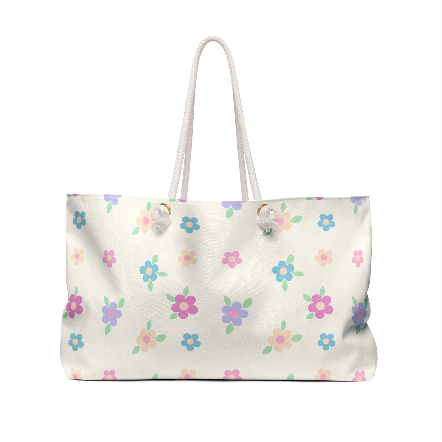 Pastel Flower Weekender Bag