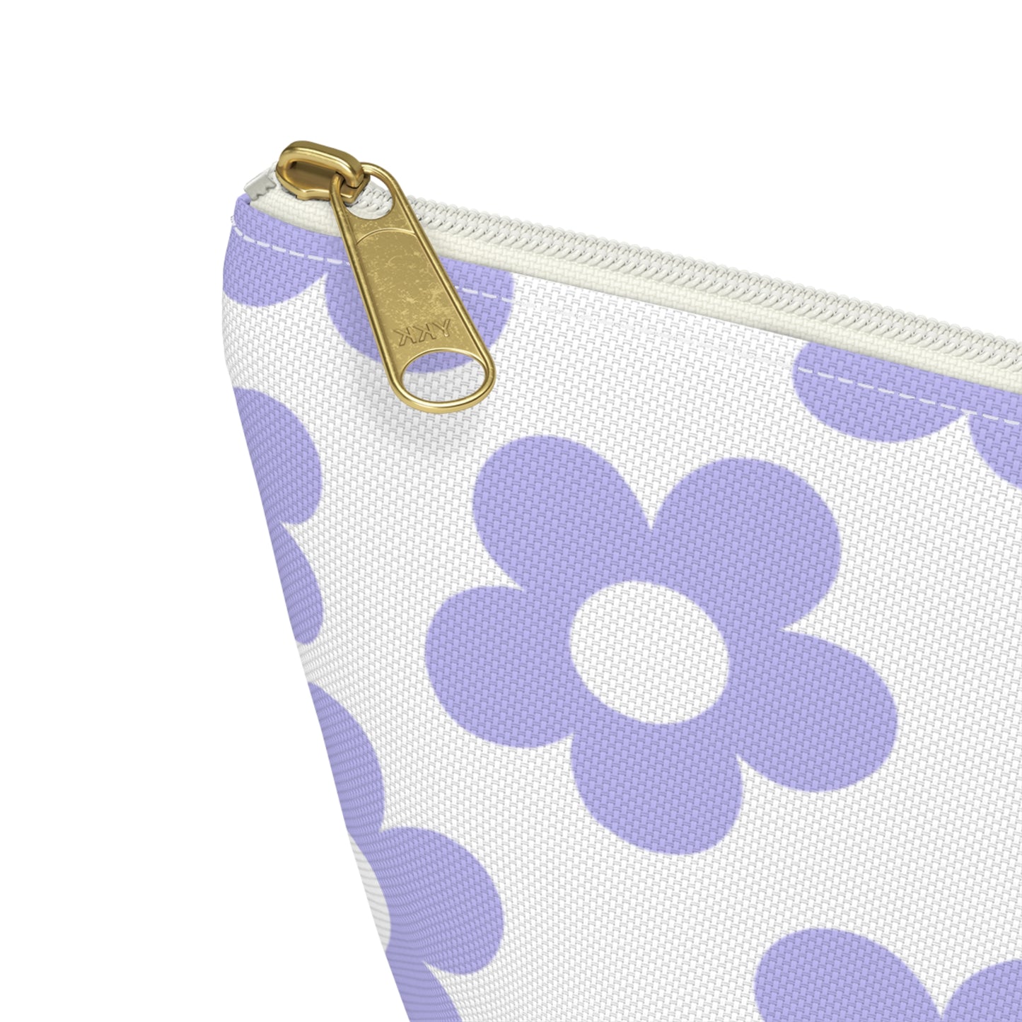 Purple + White Mini Flower Pouch