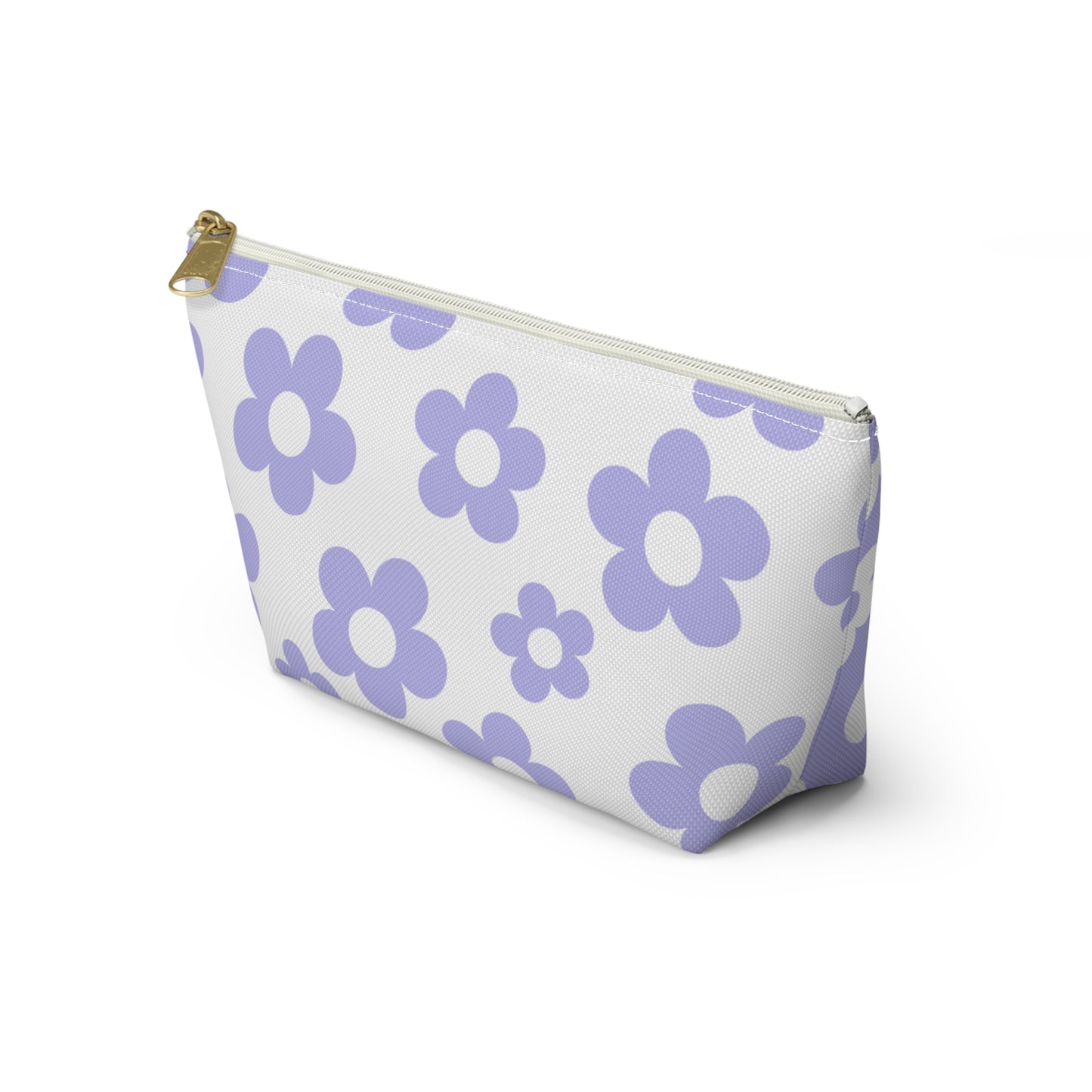 Purple + White Mini Flower Pouch