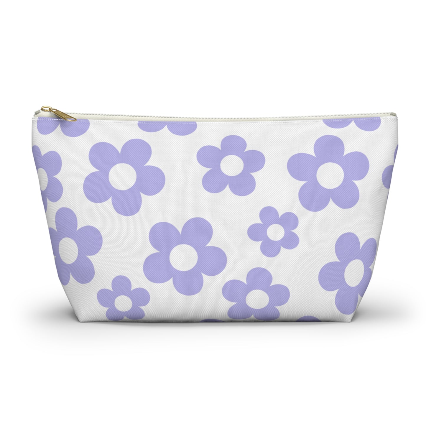 Purple + White Mini Flower Pouch
