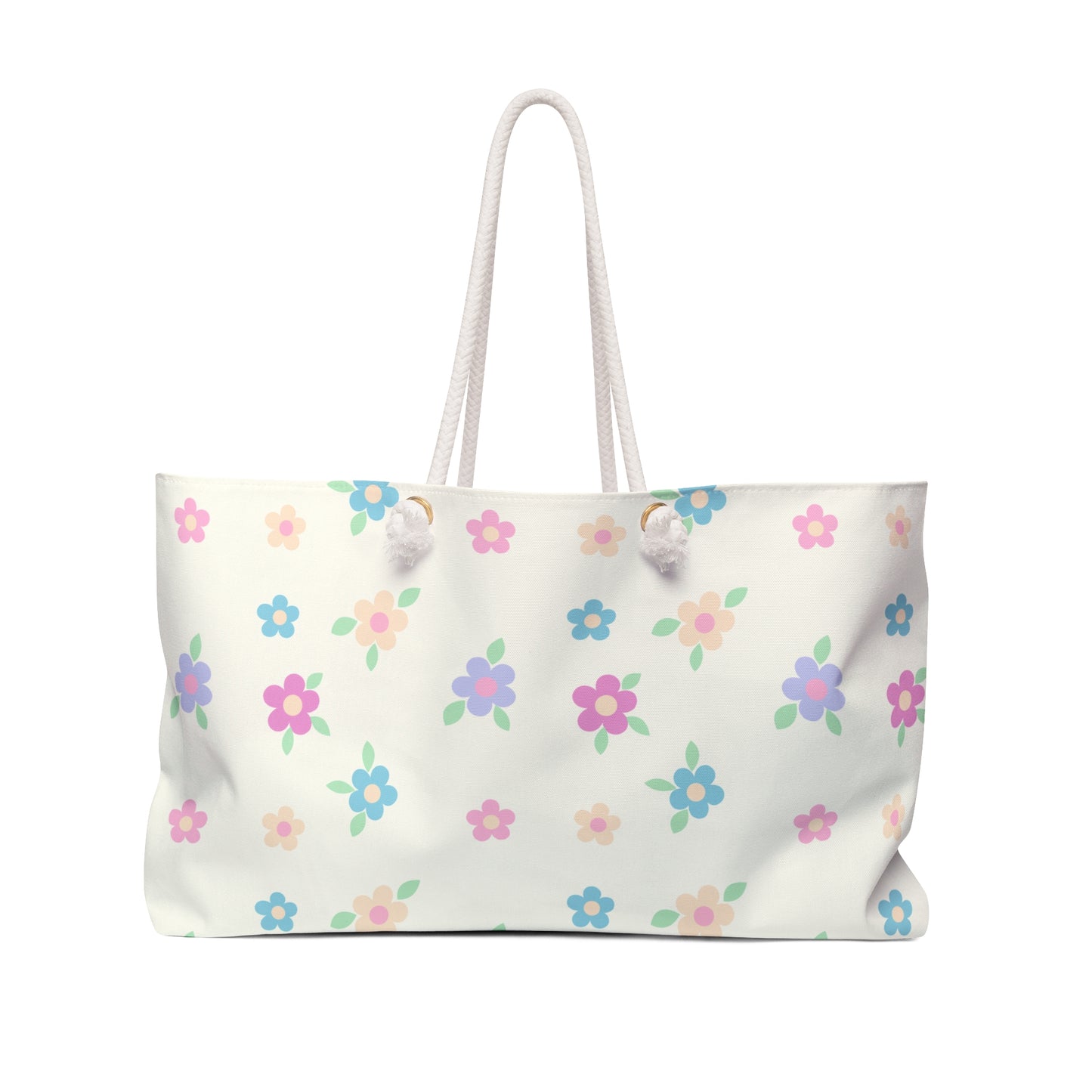 Pastel Flower Weekender Bag