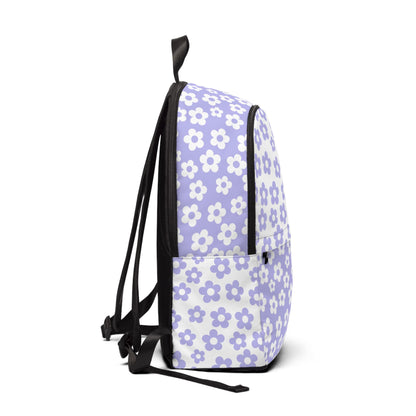 Lavendar + White Mini Flower Backpack