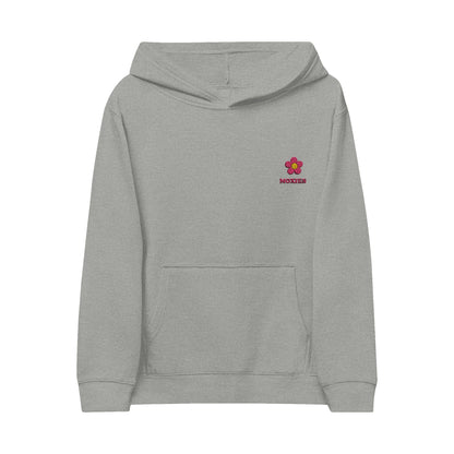 Moxies Embroidered Flower Fleece Hoodie for Kids