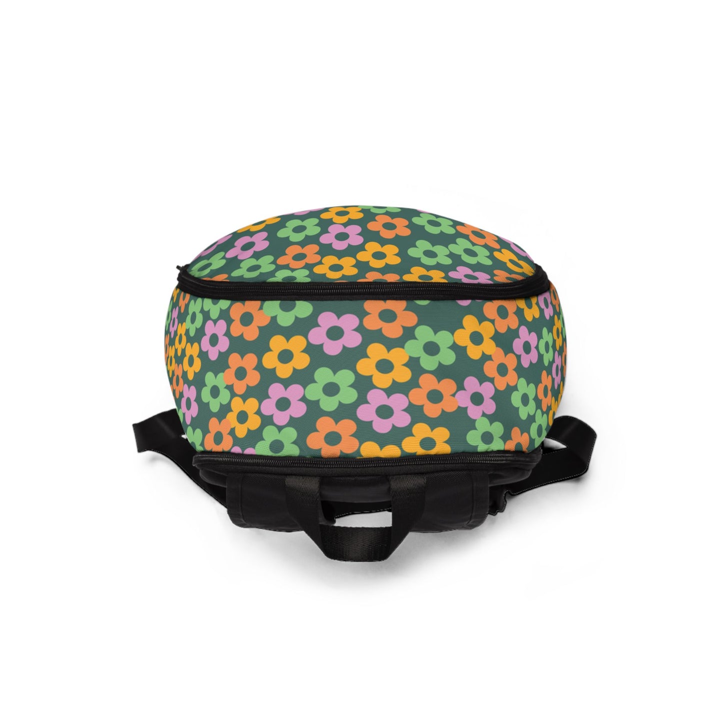 Khaki Mini Flower Backpack