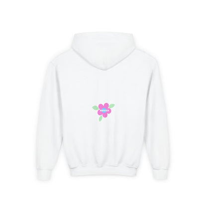 Pastel Flowers Grid Hoodie for Kids