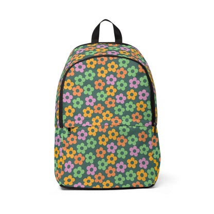 Khaki Mini Flower Backpack