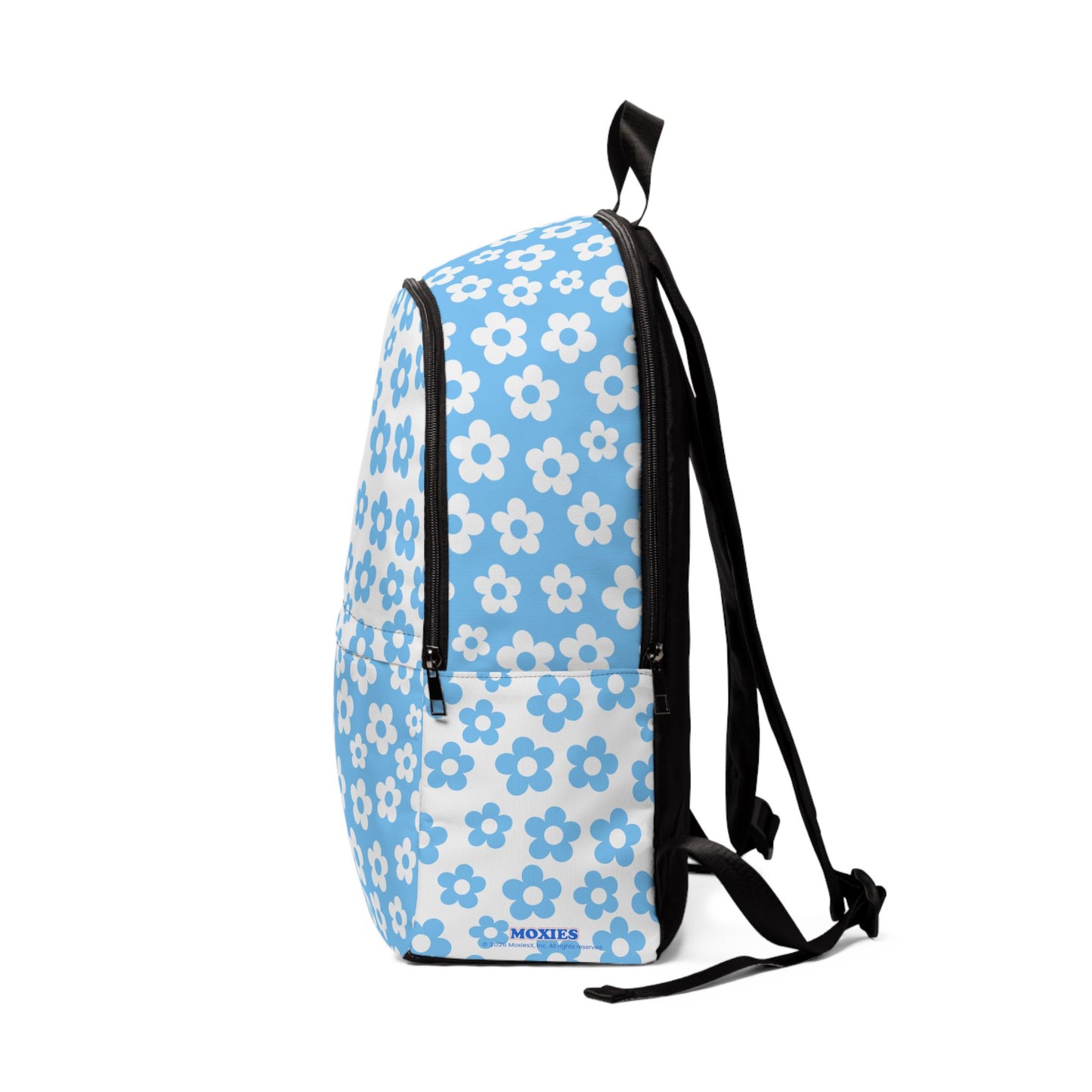 Turquoise + White Mini Flower Backpack