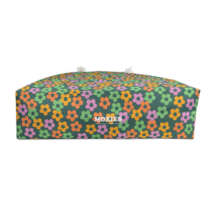 Khaki Mini Flower Weekender Bag